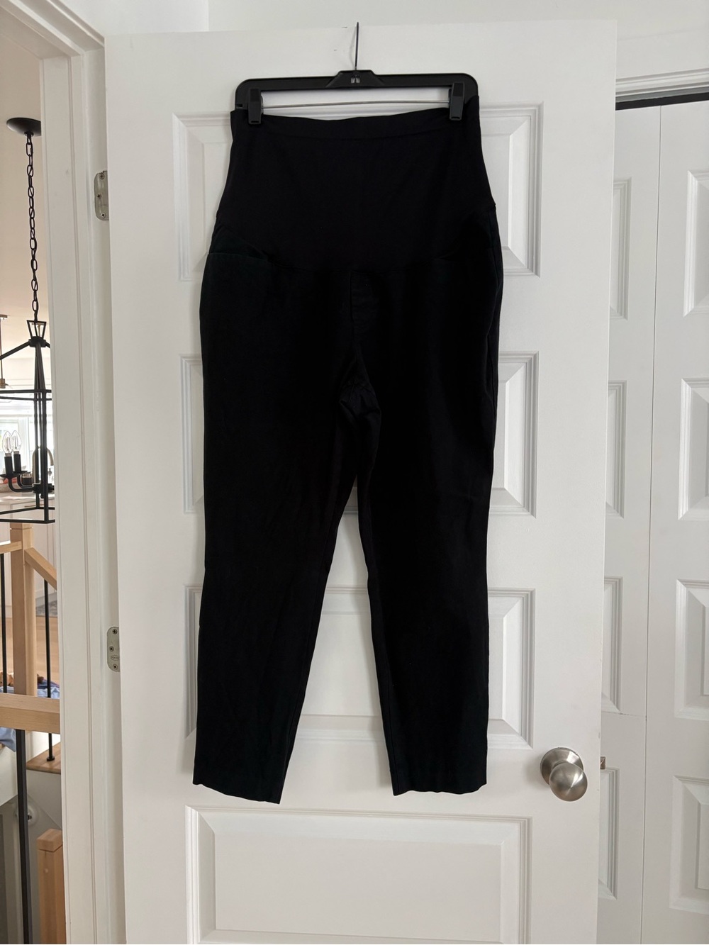 Old Navy Black Cropped High-Waist Leggings
